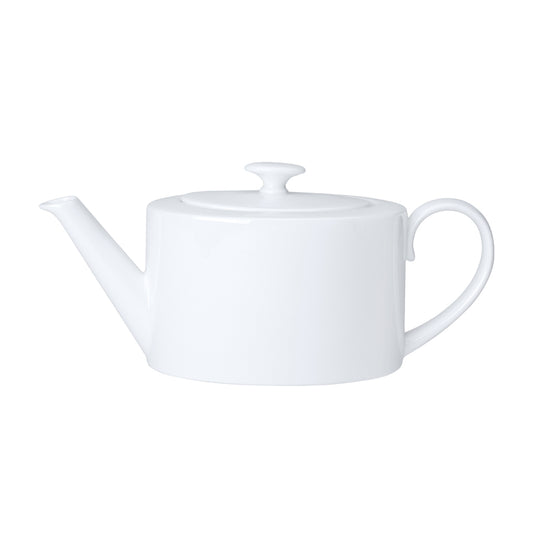COUPE WHITE 2 CUP OVAL TEAPOT 10CM 55CL  x6