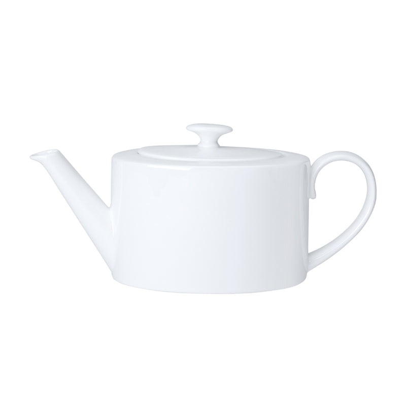 COUPE WHITE 2 CUP OVAL TEAPOT 10CM 55CL  x6