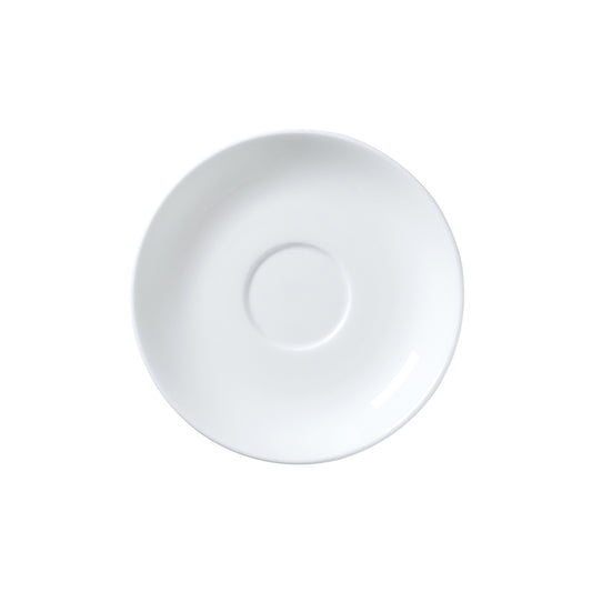WE COUPE WHITE TEA SAUCER LOW 16CM       x12
