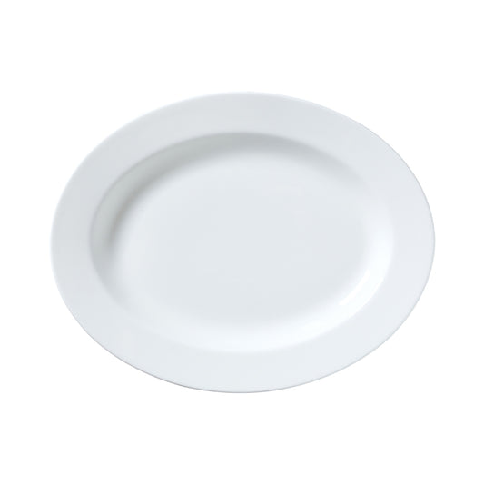 WE CLASSIC WHITE OVAL DISH MISC35.5X28CM x6