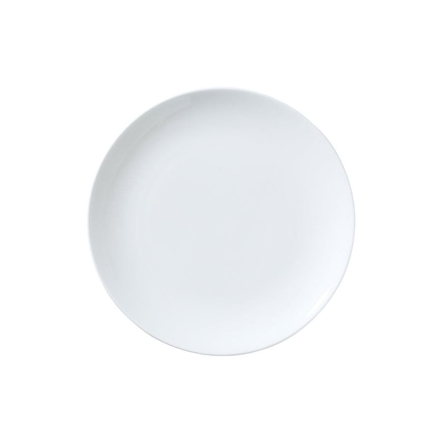 WE COUPE WHITE PLATE 21CM                x12