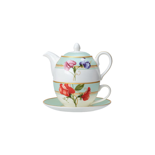 WE TRELLIS TEA FOR ONE SET COUPE         x6