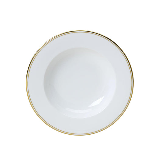 WE BURNISHED GOLD RIM BOWL 22CM 22.5CL   x12