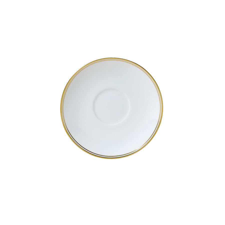 WEBURNISH GOLD TEA SAUCER/SOUP STAND16CM x12