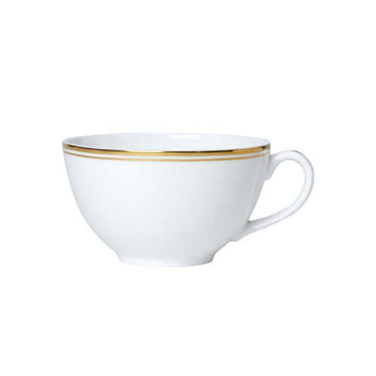WE BURNISHED GOLD TEA FOR ONE COUPE 6CM  x12
