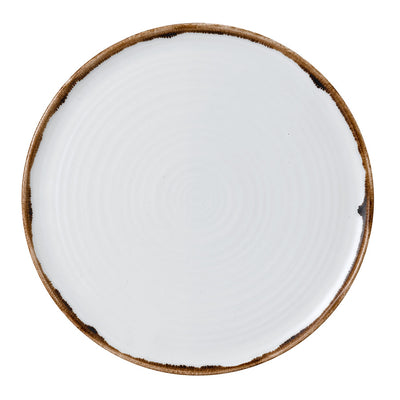 HARVEST ORGANIC FLAT PLATE31.8CM NATURAL x6