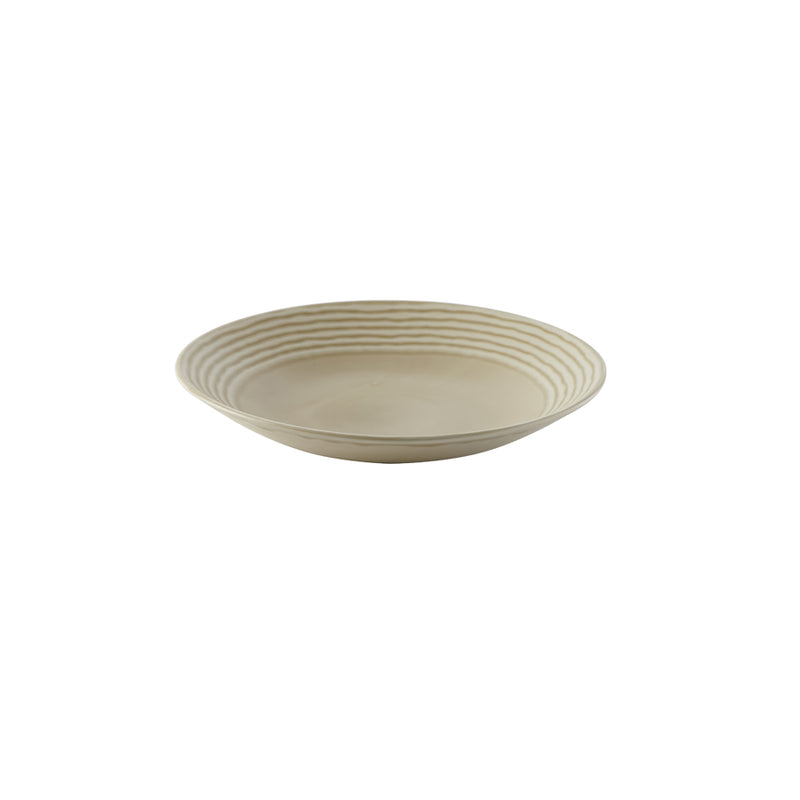 NORSE LINEN DEEP COUPE PLATE 25.5CM 10"  x12