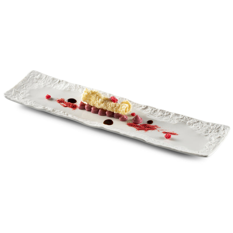 PORDAMSA ROCA TRAY GLOSS/MATTE 38X9CM    x6