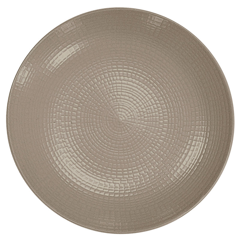 MODULO NATURE TAUPE PLATE 21CM           x6