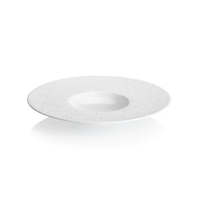 LCOUTURE WHITE WIDE RIM SHALLOW BOWL28CM x3