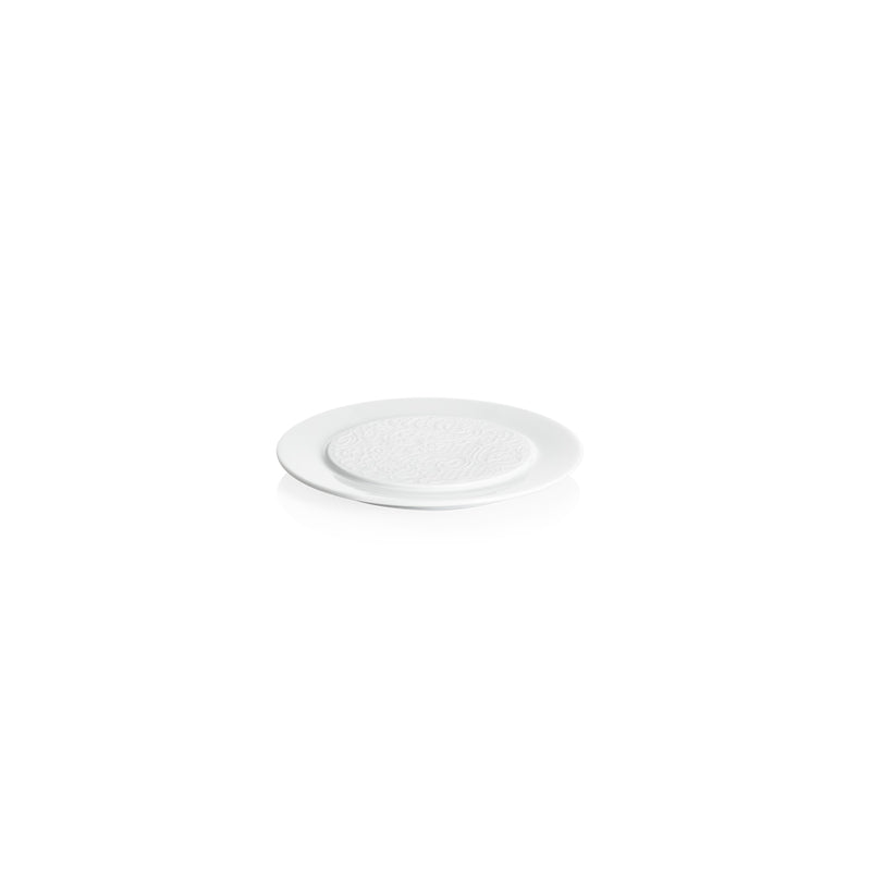 L COUTURE WHITE BREAD/BUTTER PLATE 14CM  x6