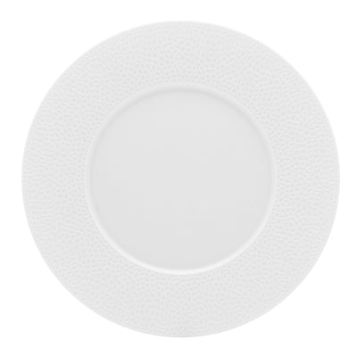 L FRAGMENT WHITE W/RIM DINNER PLATE 32CM x3