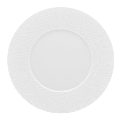 L FRAGMENT WHITE W/RIM DINNER PLATE 28CM x6