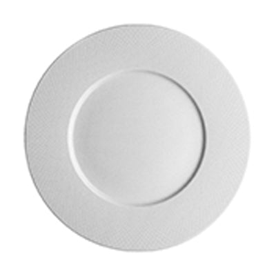 GRAPHIQUE WHITE W/RIM DINNER PLATE 28CM  x6