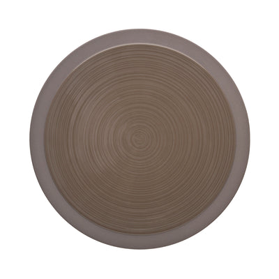 BAHIA BROWN BASALT DINNER PLATE 29CM     x3