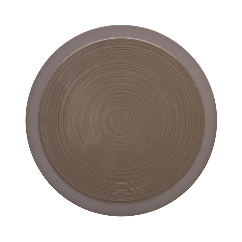 BAHIA BROWN BASALT DINNER PLATE 29CM     x3