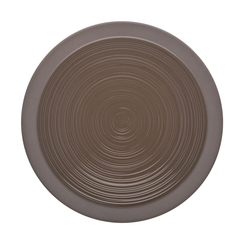 BAHIA BROWN BASALT DINNER PLATE 26CM     x6