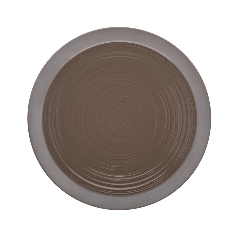 BAHIA BROWN BASALT DINNER PLATE 23CM     x6