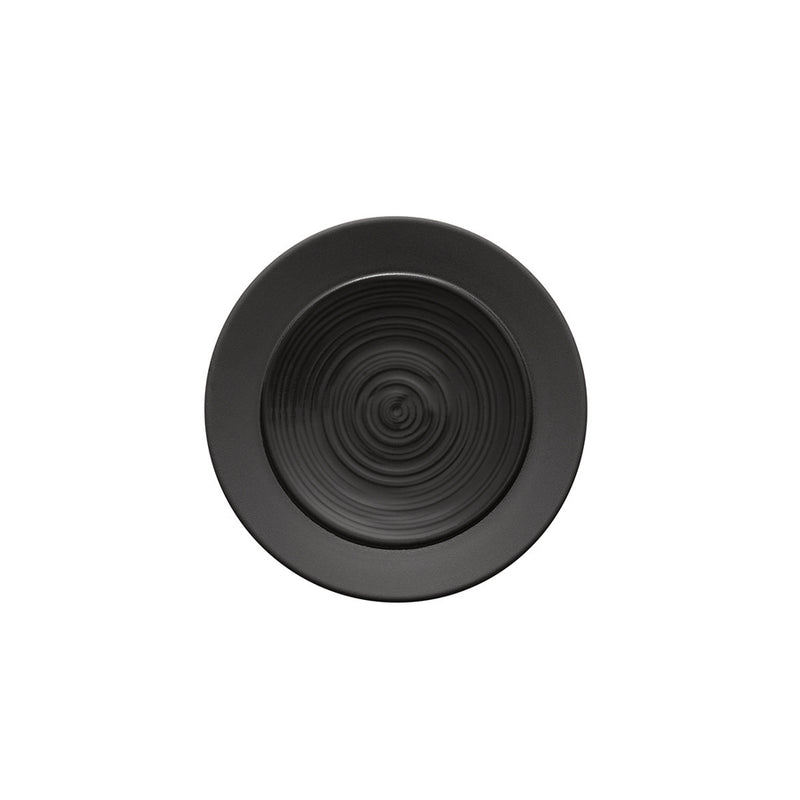 BAHIA BLACK ONYX BREAD PLATE 14CM        x6