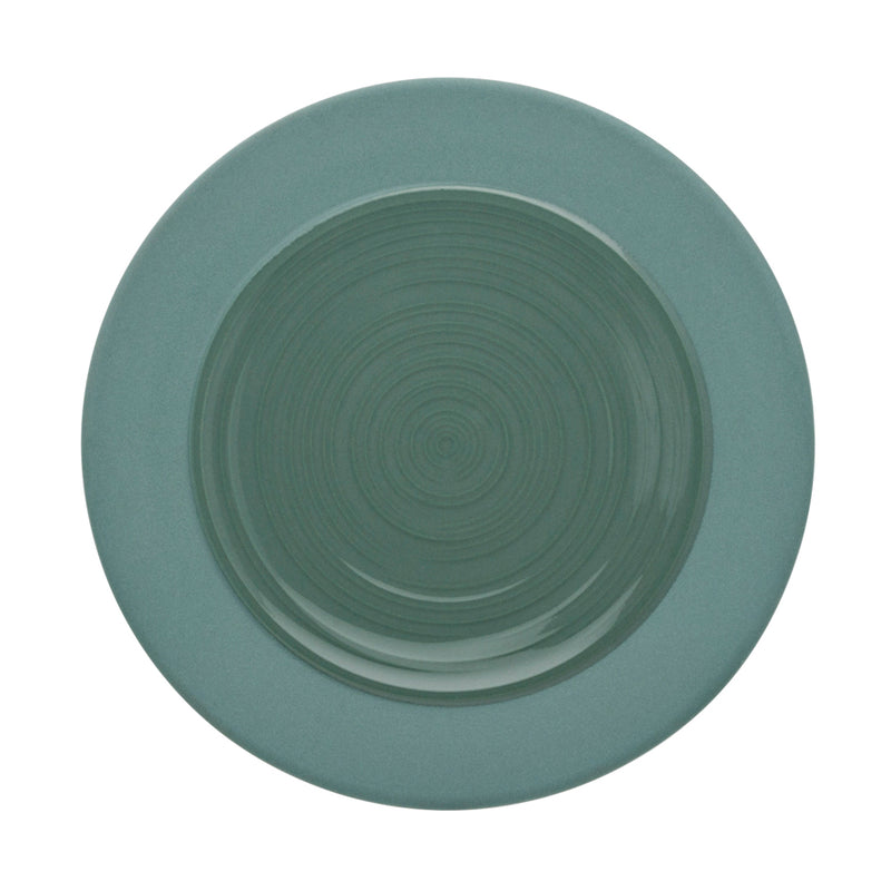 BAHIA GREEN CLAY BREAD PLATE 14CM        x6