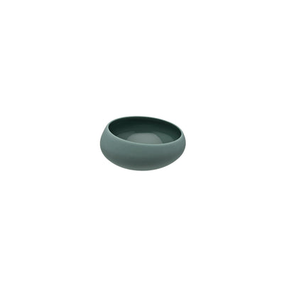 BAHIA GREEN CLAY SLANTED RIM BOWL 12CM   x6