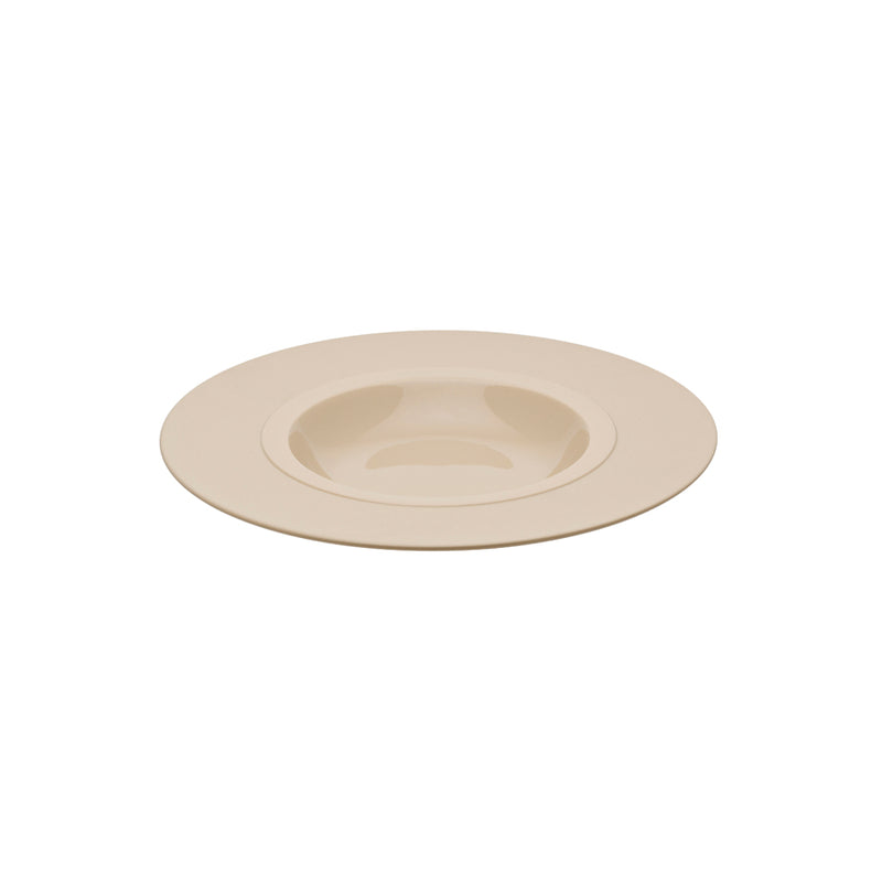 BAHIA BEIGEDUNE W/RIM GOURMET PLATE 26CM x3