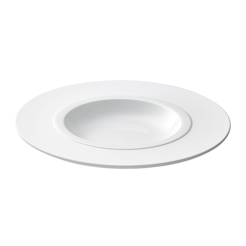 BAHIA MOONSTONE W/RIM GOURMET PLATE 26CM x3