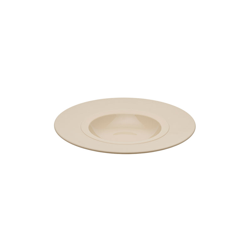 BAHIA BEIGEDUNE W/RIM GOURMET PLATE 23CM x6