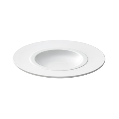 BAHIA MOONSTONE W/RIM GOURMET PLATE 23CM x6