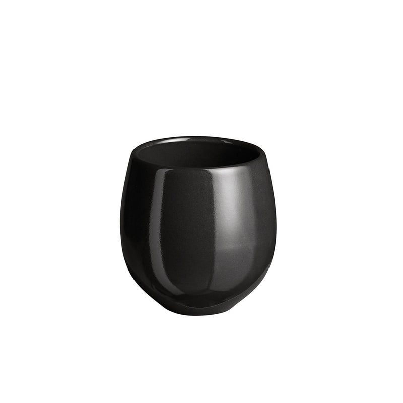 BAHIA BLACK ONYX COFFEE/TEA CUP 20CL     x6