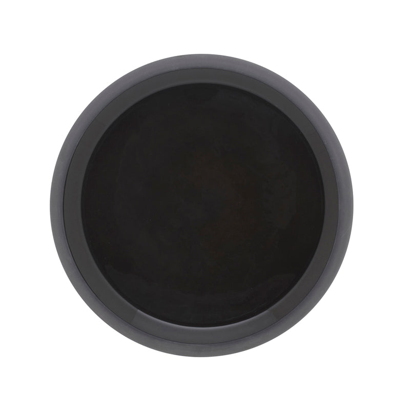 CARBON/BLACK CASSEROLE PLATE 18CM       