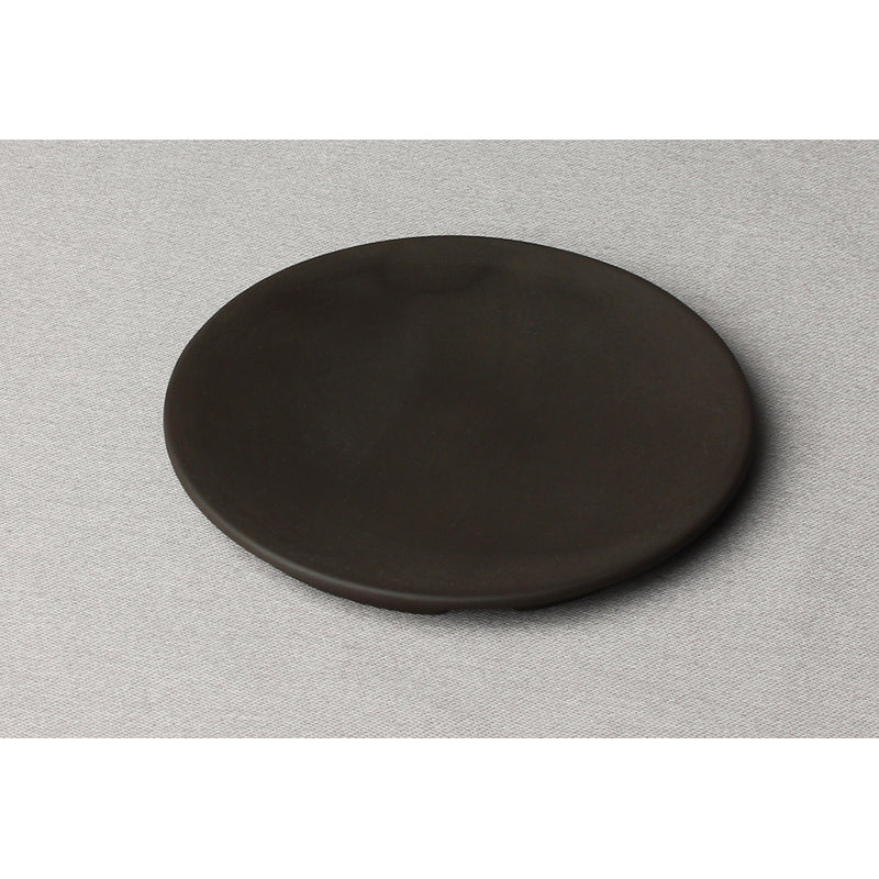 CARBON/BLACK PLATE/CASSEROLE LID 12.5CM  x6