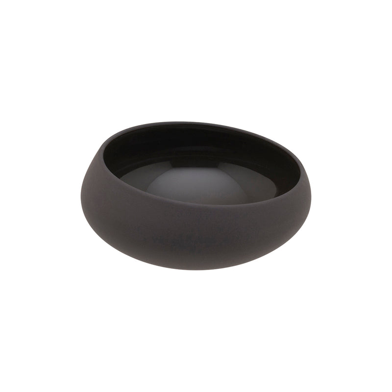 CARBON/BLACK SLANTED RIM BOWL 12CM 30CL  x6