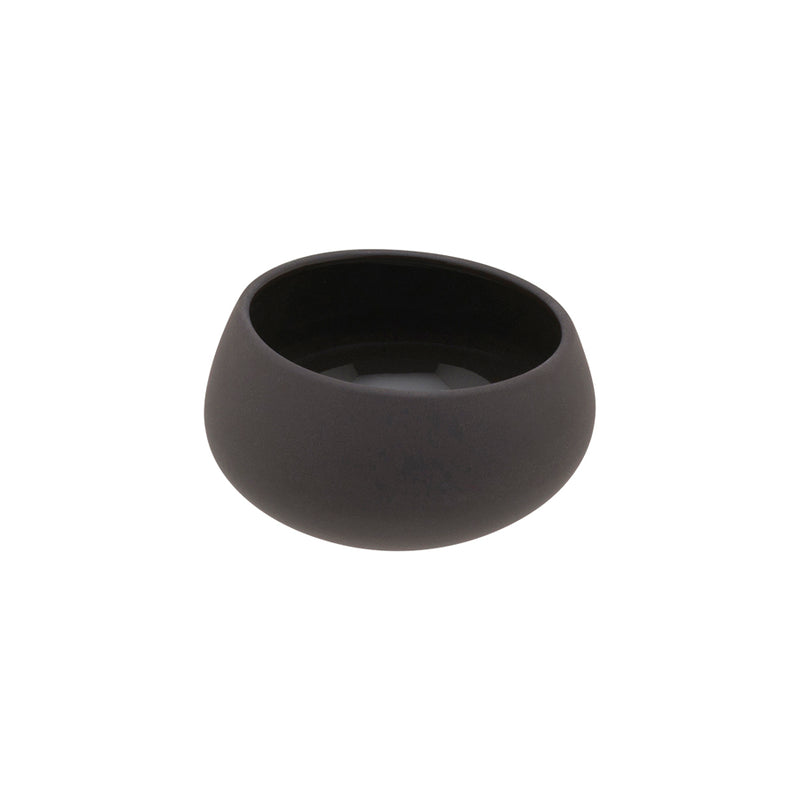 CARBON/BLACK SLANTED RIM BOWL 7.3CM 7CL  x6