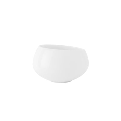 WHITE SLANTED RIM BOWL 7.3CM 7CL         x6