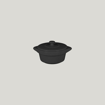 CHEF'S FUSION COCOTTE 8.5X4CM 11.2CL BLK x12