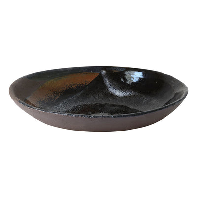 JARS WABI KEMURI BRN/BLK BOWL 20X16.5CM  x6