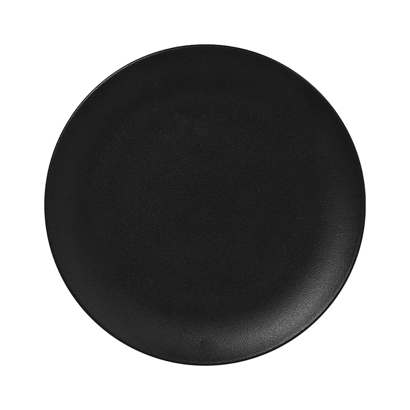 NEO FUSION FLAT COUPE PLATE - BLACK 27CM x12