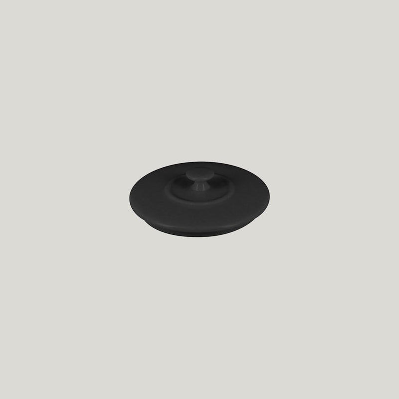 CHEFS FUSION COCOTTE LID BLACK 8.5CM     x12