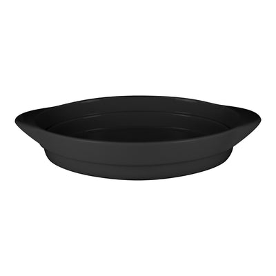 CHEF'S FUSION OVAL PLATTER 37CMX25CM BLK x3