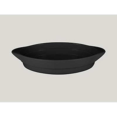 CHEF'S FUSION OVAL PLATTER 31CMX21CM BLK x3