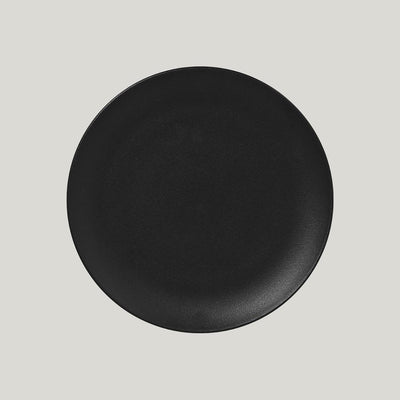 NEO FUSION FLAT COUPE PLATE - BLACK 31CM x6