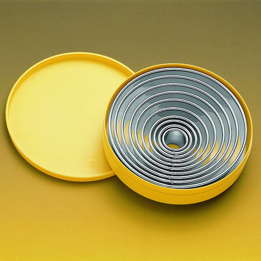 CUTTERS PASTRY SET 10 SS PLAIN          