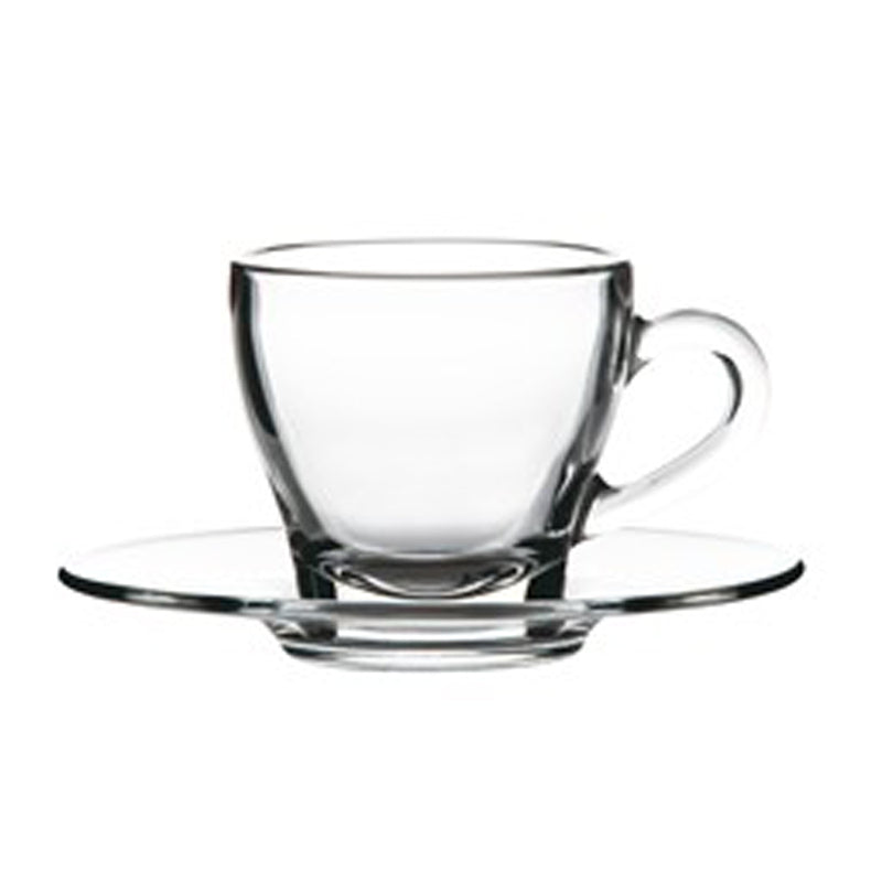 ISCHIA ESPRS GLASS SAUCER 12CM           x48