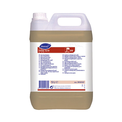 Suma D9 Grill and Oven Cleaner Concentrate 5Ltr Pack of 2