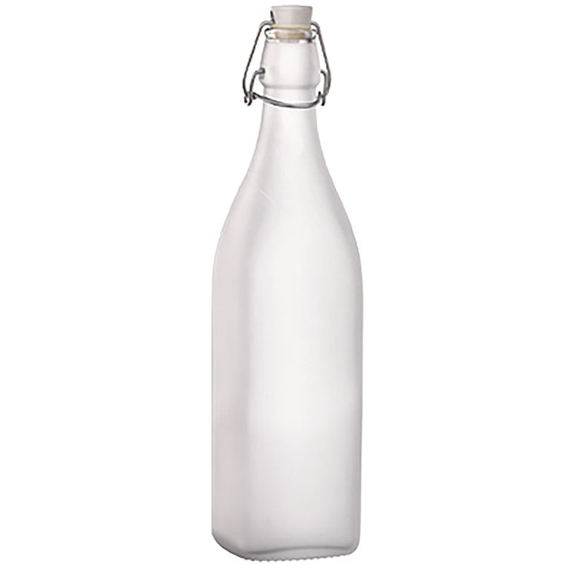 BORMIOLI FROSTED BOTTLE 50 CL - 17 OZ    x12