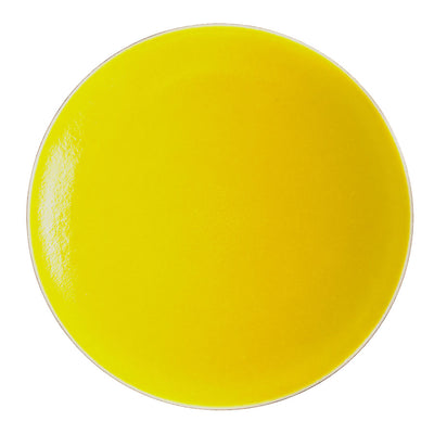 JARS TOURRON CITRON YELLOW PLATE 26CM    x6