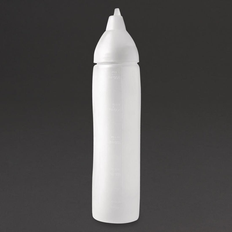 Araven Clear Non-Drip Sauce Bottle 17oz - Capacity: 500ml. Material: Polyethylene