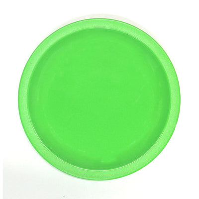 NARROW RIMMED PLATE 9" LIME GREEN       