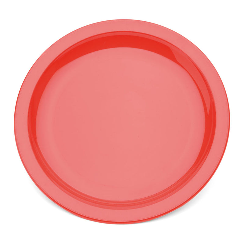 NARROW RIMMED PLATE 9" RED              